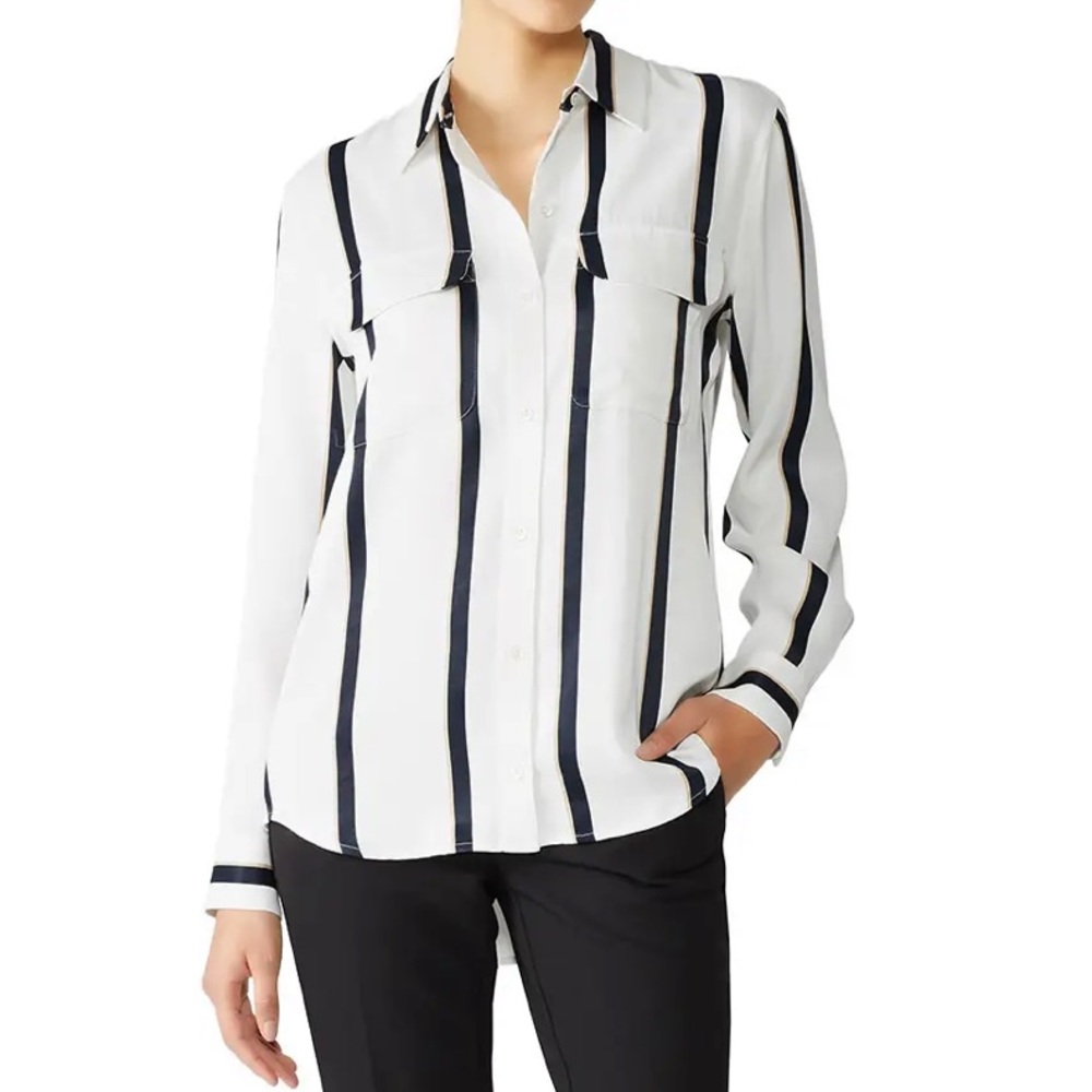 Equipment New Signature Button Down sz L